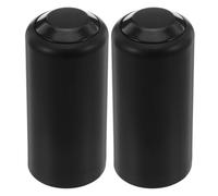 Operitacx 2 pezzi Coperchio batteria a vite in plastica, tappo batteria di ricambio, custodia protettiva posteriore per microfono wireless portatile compatibile con ShurePG58/PG24/PG288