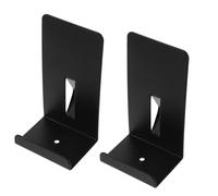 Operitacx 2 Pezzi Hook antifurto ganci montati a parete Gancio da cucina Hook chiave dietro la porta sopra i ganci della porta Black