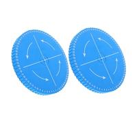 Operitacx 2 Pezzi Kumihimo Disk Braiding Wheel Strumenti per Braccialetti Disco Rotondo per Tessitura con Filo e Cordoncino Kit Te Portatile per Artigianato Manuale