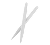 Operitacx 2 Pezzi Penna Touch Screen Bianca Doppia Punta Magnetica da 10mm e 2.5mm in Plastica per Dispositivi a Schermo a Infrarossi, per Lezioni a Distanza e Presentazioni Aziendali