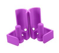 Operitacx 2 Pezzi portaoggetti per Pittura a Diamante a rulli di Tela Supporto per Tela per dipingere Rack di stoccaggio di opere d'Arte plastica Viola Porpora