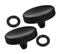 Operitacx 2 pezzi Pulsante Scatto Fotocamera in Lega di Alluminio Superficie Concava Compatibile Multi- Resistente e Facile da Installare