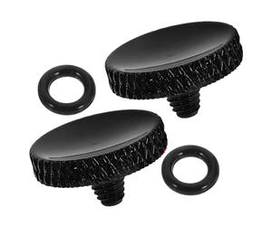 Operitacx 2 pezzi Pulsante Scatto Fotocamera in Lega di Alluminio Superficie Concava Compatibile Multi- Resistente e Facile da Installare