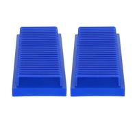 Operitacx 2 Pezzi Rack per Vetrini da Microscopio in Plastica Blu per Laboratorio Asciugatura Rapida e Resistenza Chimica, Supporto Multifunzionale per Conservazione e Asciugatura