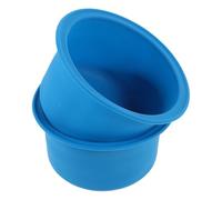 Operitacx 2 Pezzi Rivestimento in Silicone per Pentola di Fusione Cera, Antiaderente e Facile da Pulire, Interno Rimovibile Blu per Creazione Candele Artigianali e Maschere Fai da Te