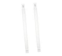 Operitacx 2 Pezzi Set di Strumenti per la Ceramica Forniture per la Scultura Modello di misurazione Utensili in Ceramica Guida di Spessore Acrilico