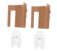 Operitacx 2 Pezzi Silicone a Forma di Orso, Anti Schiacciamento, Caffè | Montaggio Rapido e Rimozione Semplice, Blocca L’oscillazione, per Camere