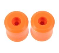 Operitacx 2 Pezzi Supporto da Parete per Sci e Snowboard Arancione in Gomma | Design Verticale a Gancio, Installazione Semplice, per Tavole Lunghe, Negozi di Sci e Ingresso Domestico