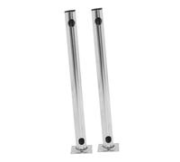 Operitacx 2 Pezzi Supporto in per Montaggio Antenna Wireless e Telecamera Sicurezza Staffa Verticale per Esterni su e Adatta per Wifi Bridge e Sorveglianza Outdoor