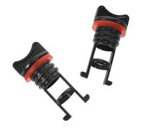 Operitacx 2 Pezzi Tappo di Scarico per Kayak da Pesca, Kit in Nylon Nero | Installazione senza Attrezzi, Uso Marino per Barche e Modelli Compatibili, Superficie Liscia senza Bave