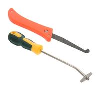 Operitacx 2 Pezzi Utensili per Rimuovere Sigillante e Stucco in Tungsteno Ergonomica con Impugnatura Antiscivolo Strumento Resistente per Pulizia Fessure in Cucina e Bagno