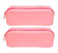 Operitacx 2 Pz Borsa Della Penna Del Silicone Buste Per Cancelleria Custodia Per Penna Astuccio Coreano Simpatico Portamonete Porta Telefono Viaggiare Portamatite Gel Di Silice Ragazza