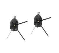Operitacx 2 Set Accessori del Movimento di Campana Orologi da Parete Batteria Il Motore Parti di Ricambio dell'orologio Parte di Ricambio del Movimento dell'orologio Metallo Nero