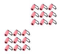 Operitacx 2 Set Asta Di Arricciatura Dei Bigodini Per Lungo Riccioli Ondulato Bigodino A Di Sponge Burler Rulli Di Spugna Rosa 12 Pezzi*2