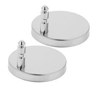 Operitacx 2 set in Acciaio Inox per Fissaggio Copriwater Accessori Intelligenti per Sedile Wc Kit di Bulloni Resistenti e Durevoli Compatibili Maggior Parte dei Copri Wc Standard