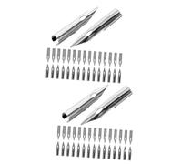 Operitacx 2 Set Pennini Per Stilografiche Punte Sostituibili Per Calligrafia E Scrittura Quotidiana Design Resistente E Facile Usare Per Pratiche Calligrafia E 30 Pezzi*2