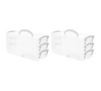 Operitacx 2 Set Scatola Porta Cancelleria Scrivania Carina Estetica Dell'arredamento Della Scrivania Simpatici Da Scrivania Astuccio Per Matite Bambino Conchiglia Portatile Pp