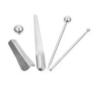 Operitacx 2 Set Strumenti Acciaio Inox per Finitura Piastrelle Utensili Caulk Ergonomici per Piastrelle Pavimenti Sigillatura e Riempimento Fughe Bagni e Cucine