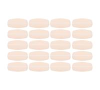 Operitacx 20 Cuscinetti in Silicone per Spalline del Reggiseno - Imbottiture riutilizzabili per Reggiseno - Spalline in Silicone Lavabili - Cuscinetti Morbidi al Tatto - Color Carne per casa, Lavoro,
