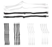 Operitacx 20 Pezzi Cinturini Elastici Regolabili in Materiale Artificiale, Estensione per Cravatte a Fiocco, Adatti per Eventi e Compleanni