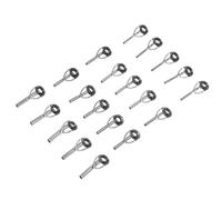 Operitacx 20 Pezzi Kit Riparazione Punta Canna da Pesca in Acciaio Inox | Anello Guida Portatile, Struttura Anti Groviglio, Accessorio Leggero per Interventi su Attrezzatura da Pesca