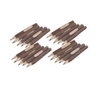 Operitacx 20 Pezzi Matite Naturale con Corteccia Penne Matite Ramo per Scrittura Liscia Decorazioni Rustiche per Campeggio e Feste Compatto e Leggero per Artisti