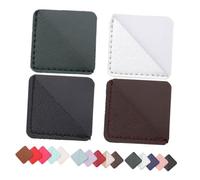 Operitacx 20 Pezzi Segnalibri Angolari Pelle PU Morbida e Flessibile Quadrati Vintage per Regalo per Donne Insegnanti e Studenti
