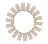 Operitacx 20 Pezzi Targhette Legno Grezzo Rettangolari per Fai da Te Placca Segnaletica Non Trattata per Progetti Artistici Decorazioni Matrimoni e Cartelli Indicativi Facili da Forare e