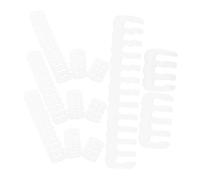 Operitacx 24 Pezzi Organizer Scrivania Pettine per per e Ottimizzazione Spazio e Ordine Clip per Resistente e