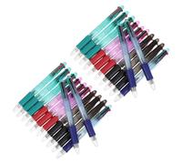 Operitacx 24 Pezzi Penna Sfera Multicolore Retrattile 4-in-1 0,7mm in Plastica, per Note e Back To School Party, Scrittura Fluida per Studenti e Professionisti
