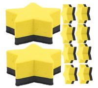Operitacx 24pezzi Gomme Cancellabili Secco Forma Di Stella Mini Gomme Cancellabili Secco Per Lavagne Bianche Realizzate in Feltro Eva e Materiali Magnetici Adatte Per Uso Scolastico Ufficio