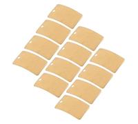 Operitacx 25pezzi Lastra di Ottone per Artigianato Lamiere Metalliche per Creazioni Fai da Te Lastre di Ottone per Gioielli per Artigianato