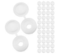 Operitacx 260 Pezzi Tappi Coprivite Bianco Autofilettanti in Plastica Coperchio Incernierato per Mobili, Armadi e Scrivanie - Accessori Ferramenta per Copertura e Riempitivo Fori