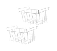 Operitacx 2pezzi Cestini in Filo Metallico Per Congelatore Con Manici Contenitori Impilabili Per Organizzazione Del Congelatore Profondo Per Separare Carne e Verdure