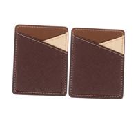 Operitacx 2pezzi Porta Carte in Pu di Robusto e Durevole Design Unico Antiscivolo Adesivo Saldamente alla Superficie Posteriore del Telefono e Versatile per Molti Tipi di Cellulari o Custodi