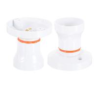 Operitacx 2pezzi Portapadella Da Soffitto Attacco Sostituzione Della Base Della Lampada Per Plafoniere Adattatore Per Portalampada Da Tavolo