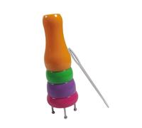 Operitacx 2pezzi Strumenti di Maglieria in ABS per Craft DIY Mulinetto Plastica Leggero e Durevole per Lana Cotone e Fili Tessili per Principianti e Uso Domestico