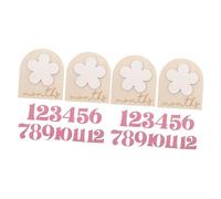 Operitacx 2sets Cartelli Mensili Per Ragazzo Ragazza Prop Fotografico Creativo Per Annuncio Di Nascita e Decorazione Di Feste Mesi Per Festeggiare Ogni Traguardo Del Tuo Ragazzo Ragazza