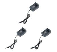 Operitacx 3 Pezzi Adattatore Alimentazione con EU Caricabatterie Versatile per Dispositivi Elettrici e Nero