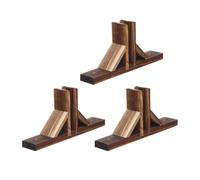 Operitacx 3 Pezzi Base in Legno Massello per Recinzione da Giardino da Supporto Antiribaltamento per Steccato Esterno Piedini Staccionata Resistenti e Sicuri per Aiuole e Spazi Verdi