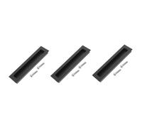 Operitacx 3 Pezzi Maniglia per Porta Scorrevole Incassata Alluminio Maniglia Nascosta per Armadio Resistente e Facile da Installare Design Invisibile per Mobili Moderni