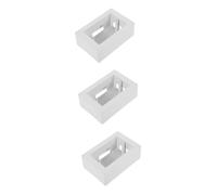 Operitacx 3 Pezzi Scatola Giunzione da Scatola Outlet Versatile per Esterni Facile Installazione Design Elegante e Resistente Materiale Adatta Diverse Esigenze e