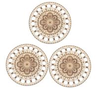 Operitacx 3 Pezzi Strumento Punto Croce Porta Filo per Cucire Strumenti per Cucire a Punto Croce Filo da Ricamo Maglieria Portafilo per Punto Croce Organizzatore di Ricami di Legno