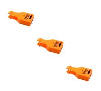 Operitacx 3 Pezzi tester estrattore fusibili Controllo dei fusibili tester ed estrattore per fusibili Arancia