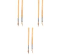 Operitacx 3 Set Coltello per Lucidare L'agata Tagliatori Laterali Stoffa da Gioielliere Geode Ciondoli per La Creazione di Gioielli Polacco bambù 2 Pezzi * 3