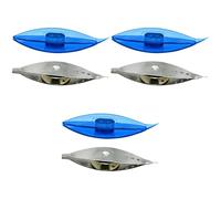 Operitacx 3 Set di Accessori per Tessitura Navette per Chiacchierino Navette in Metallo e Plastica Leggera per Lavori a Maglia e Artigianato 2 Pezzi * 3
