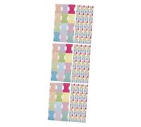 Operitacx 3 Set Etichette Adesive Colorate Segnapagina Scrivibili Resistenti Strappo Note Per Libri E Adesivi Classificatori Per Ufficio E Scuola 30 Fogli*3