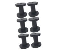 Operitacx 3 Set Rocchetto di Legno Avvolgitore di Filati Porta-Filati Macchina da Cucire Avvolgitore di Filati Jumbo Aghi da Ricamo Kit per Quilting Porta-Rocchetto 2 Pezzi * 3