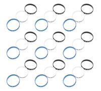 Operitacx 30 Pezzi 30 Braccialetti in Silicone la Laurea a Scritta Personalizzata, Forniture per Feste di Laurea, Accessori per Eventi Scolastici, Colori Blu, Bianco e Nero