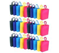 Operitacx 30 Pezzi Busta Non Tessuto Pieghevole Riutilizzabile per Shopping